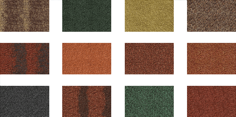 Фото возможных цветов МетроБонда